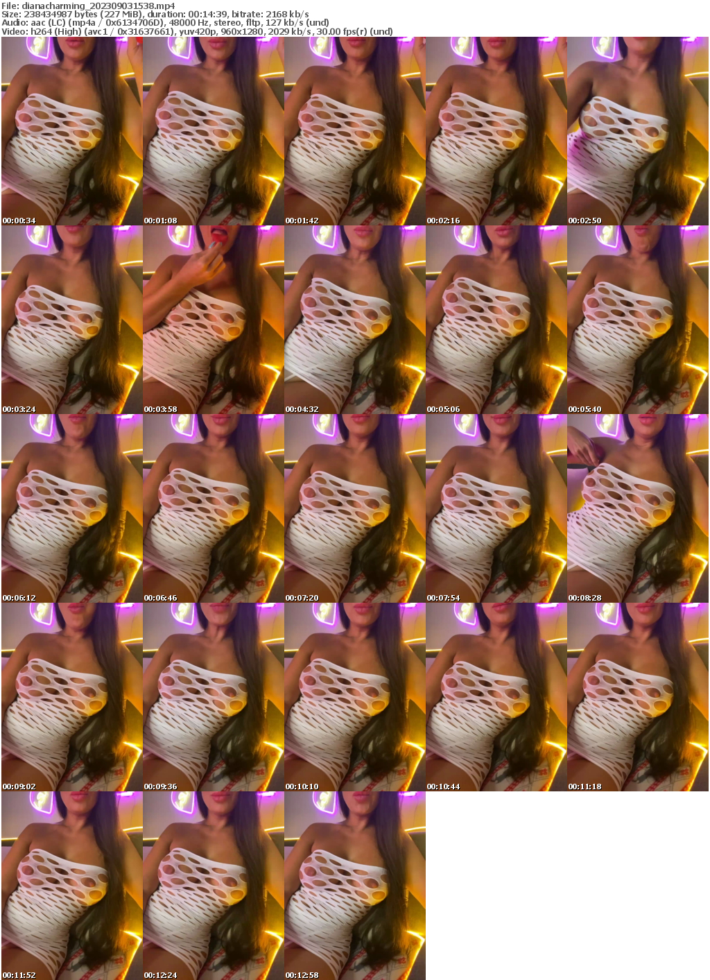 Preview thumb from dianacharming on 2023-09-03 @ bongacams