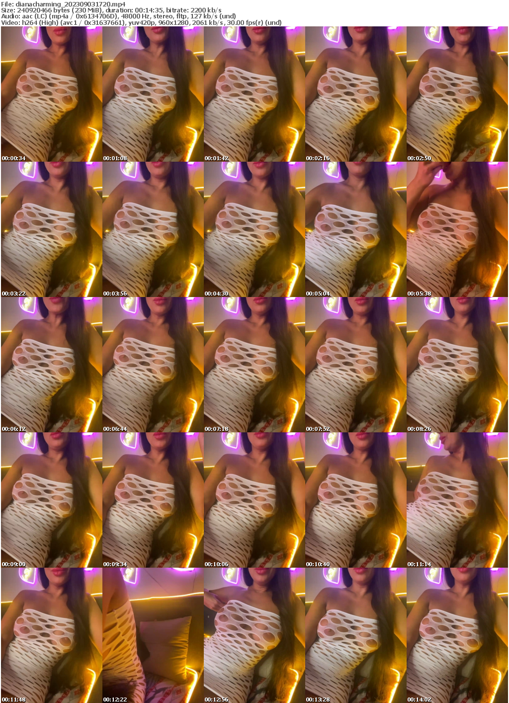 Preview thumb from dianacharming on 2023-09-03 @ bongacams