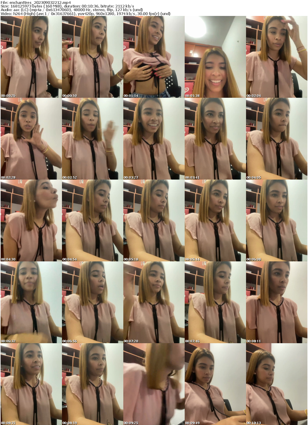 Preview thumb from enchanttres on 2023-09-03 @ bongacams