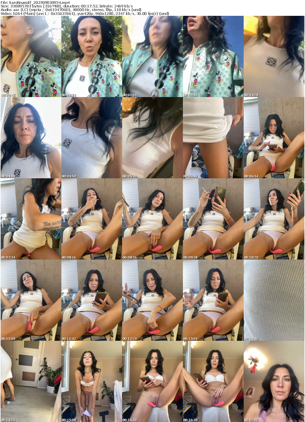 Preview thumb from karolinamilf on 2023-09-03 @ bongacams