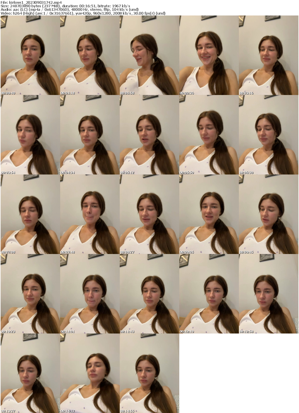 Preview thumb from kirlove1 on 2023-09-03 @ bongacams