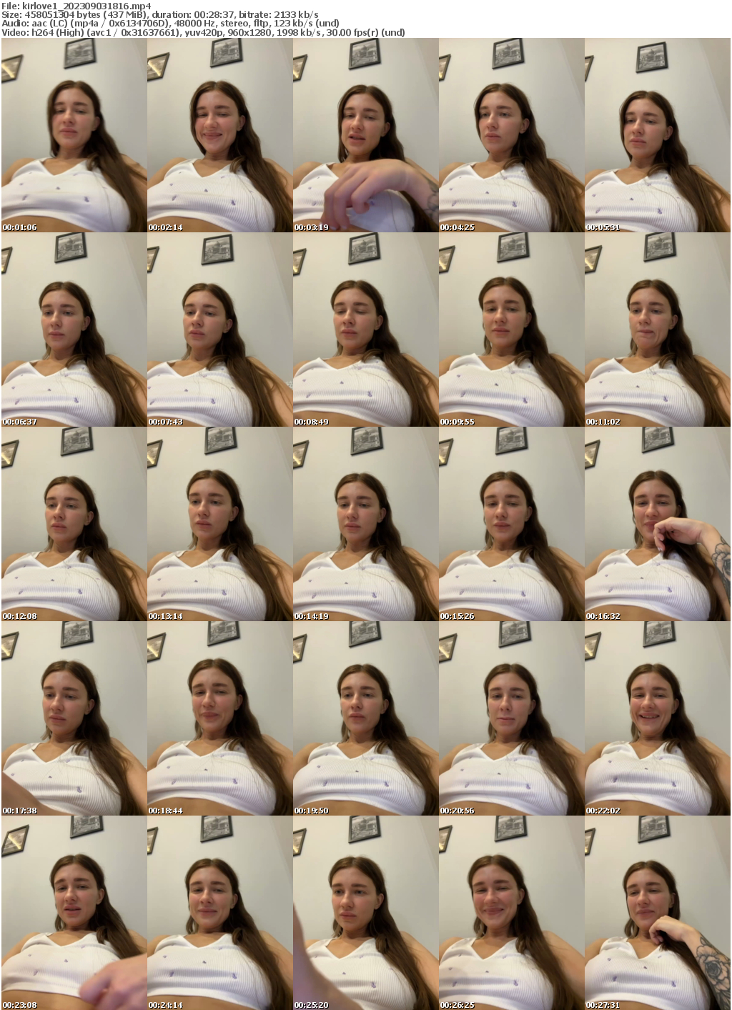 Preview thumb from kirlove1 on 2023-09-03 @ bongacams