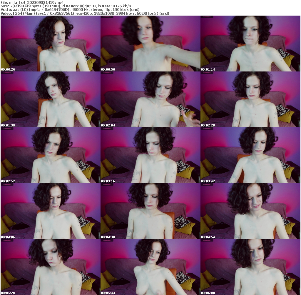 Preview thumb from mila_hot on 2023-09-03 @ bongacams