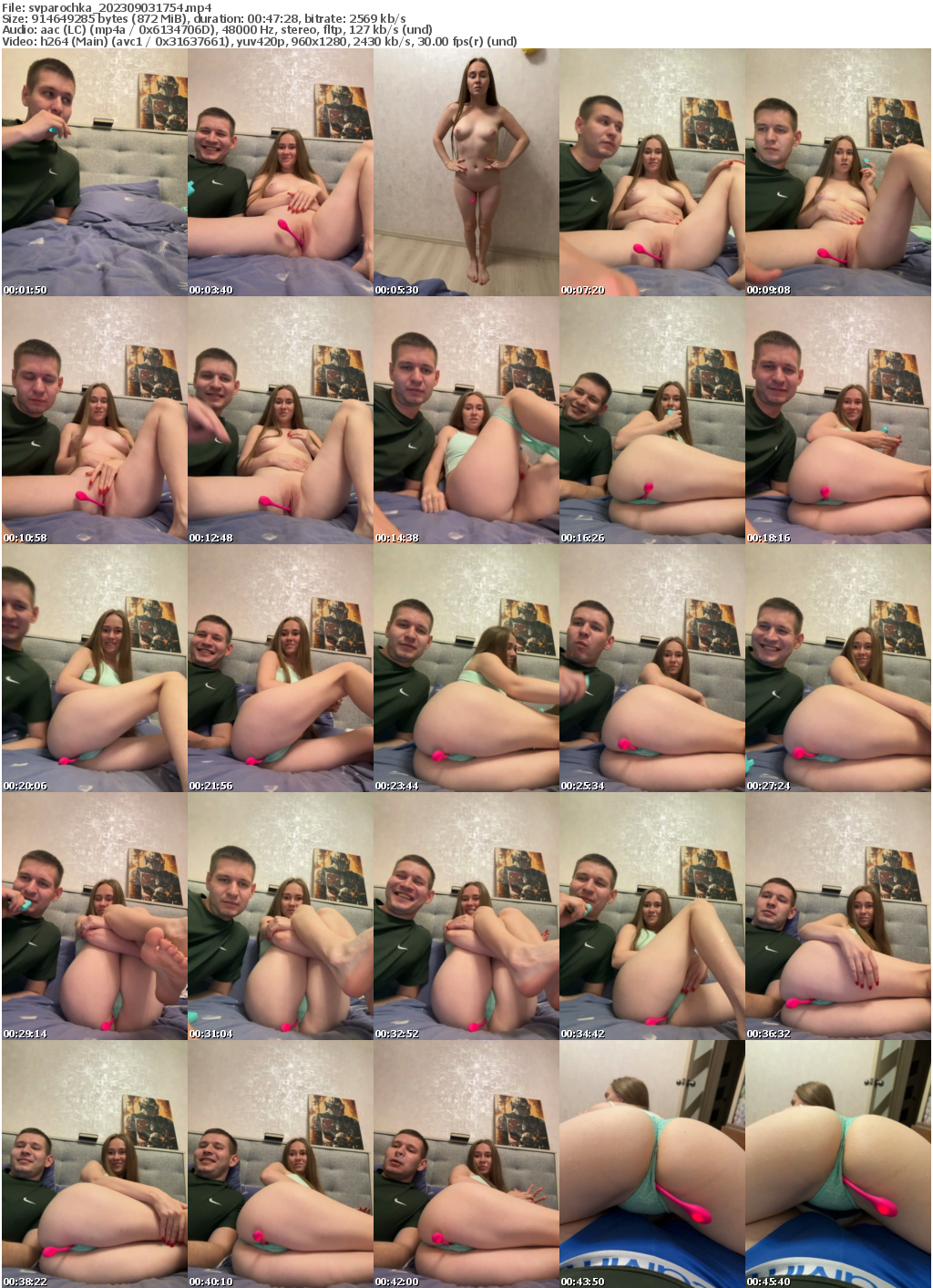 Preview thumb from svparochka on 2023-09-03 @ bongacams