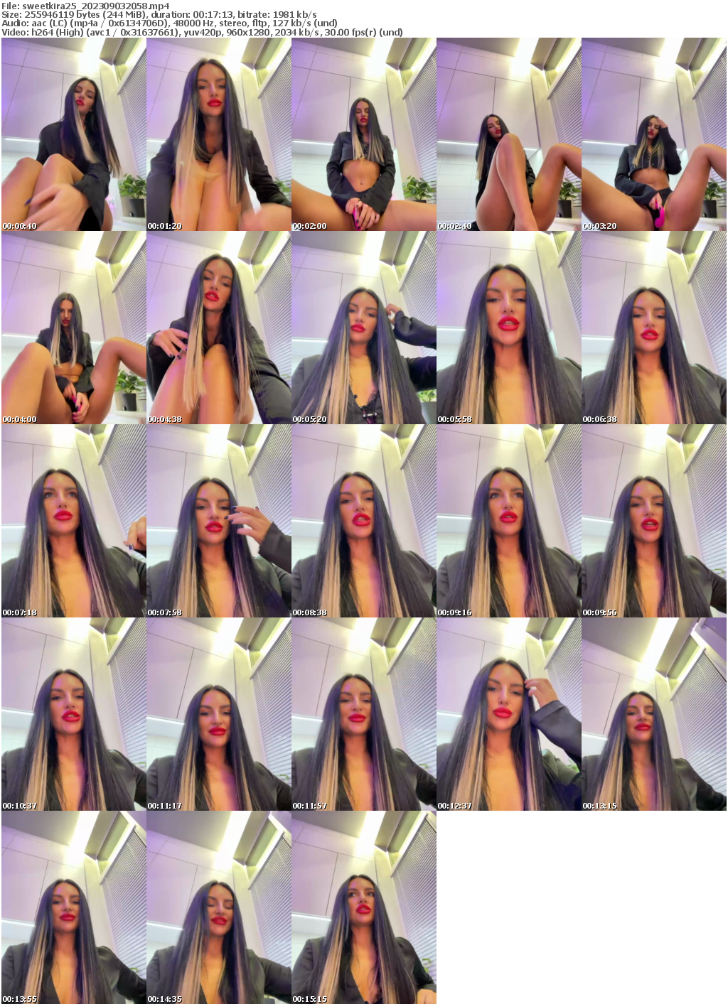 Preview thumb from sweetkira25 on 2023-09-03 @ bongacams