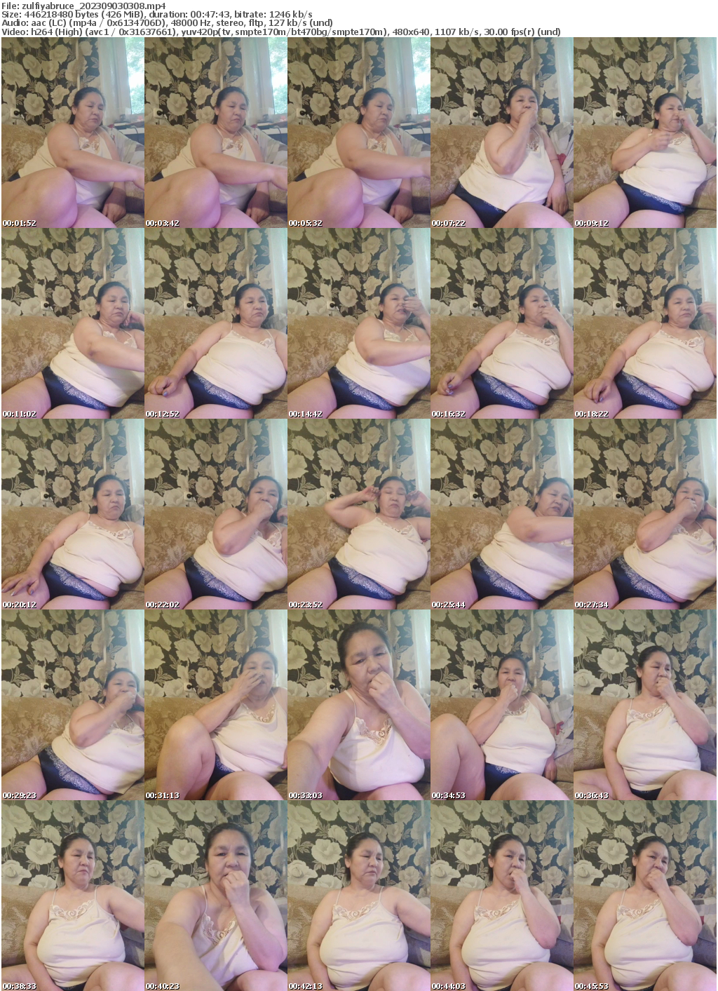 Preview thumb from zulfiyabruce on 2023-09-03 @ bongacams