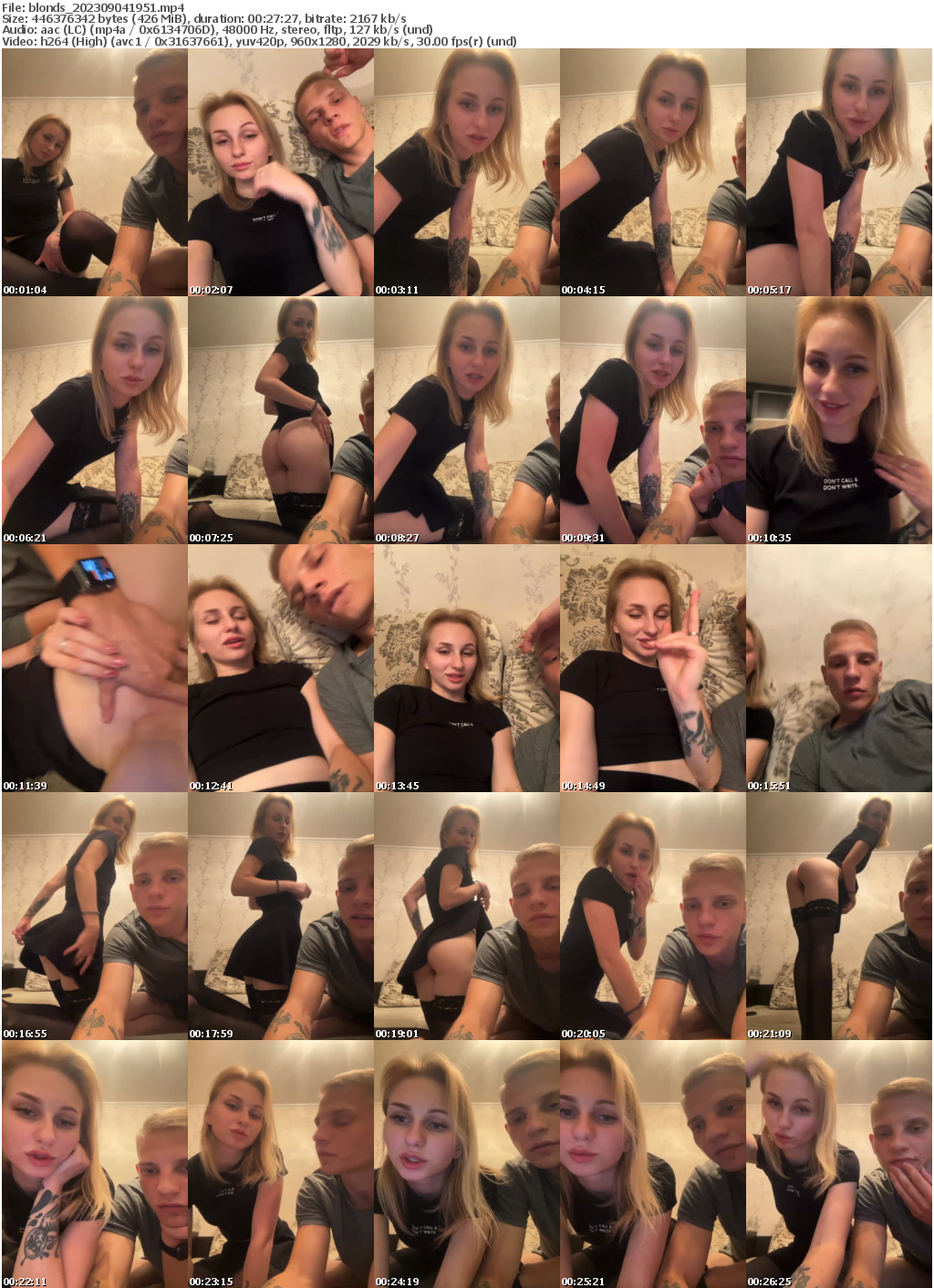 Preview thumb from blonds on 2023-09-04 @ bongacams