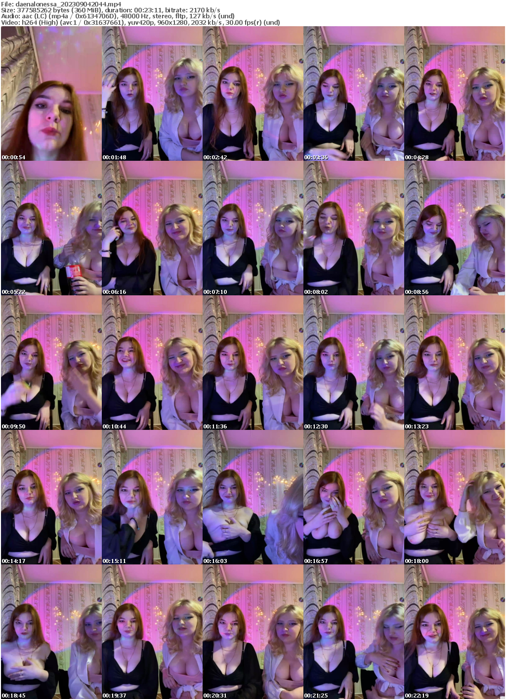 Preview thumb from daenalonessa on 2023-09-04 @ bongacams