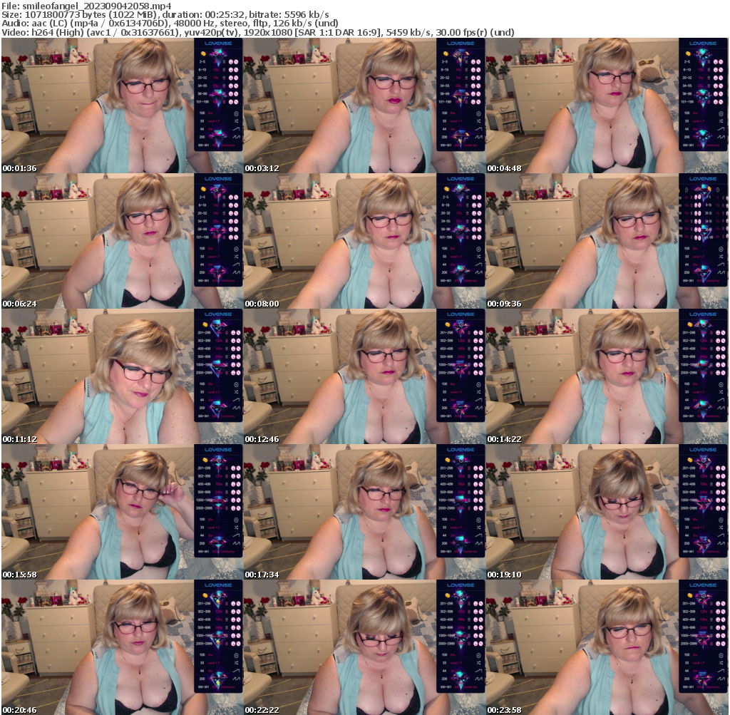 Preview thumb from smileofangel on 2023-09-04 @ bongacams