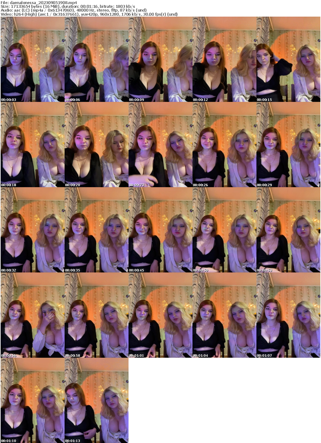 Preview thumb from daenalonessa on 2023-09-05 @ bongacams