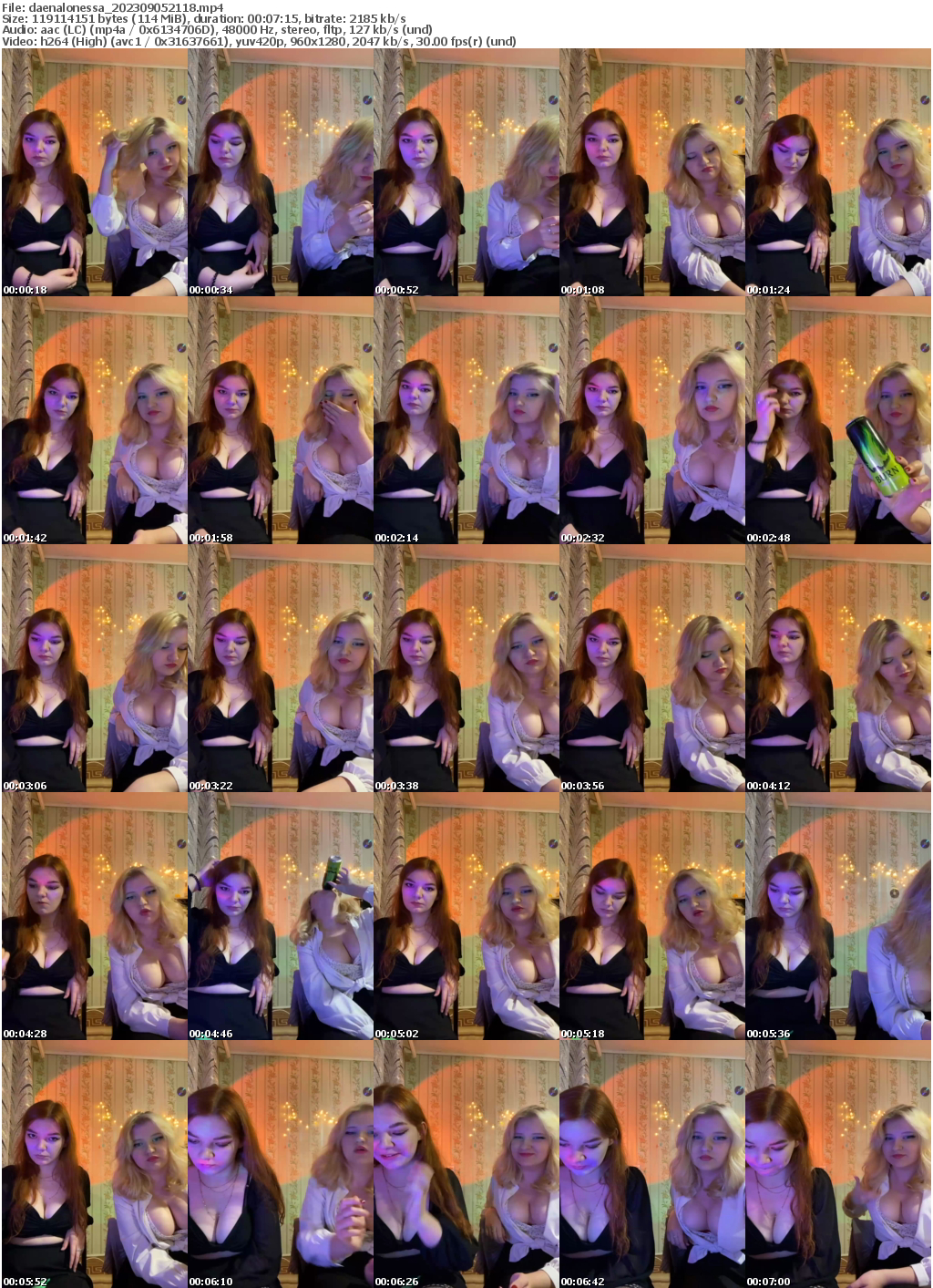 Preview thumb from daenalonessa on 2023-09-05 @ bongacams