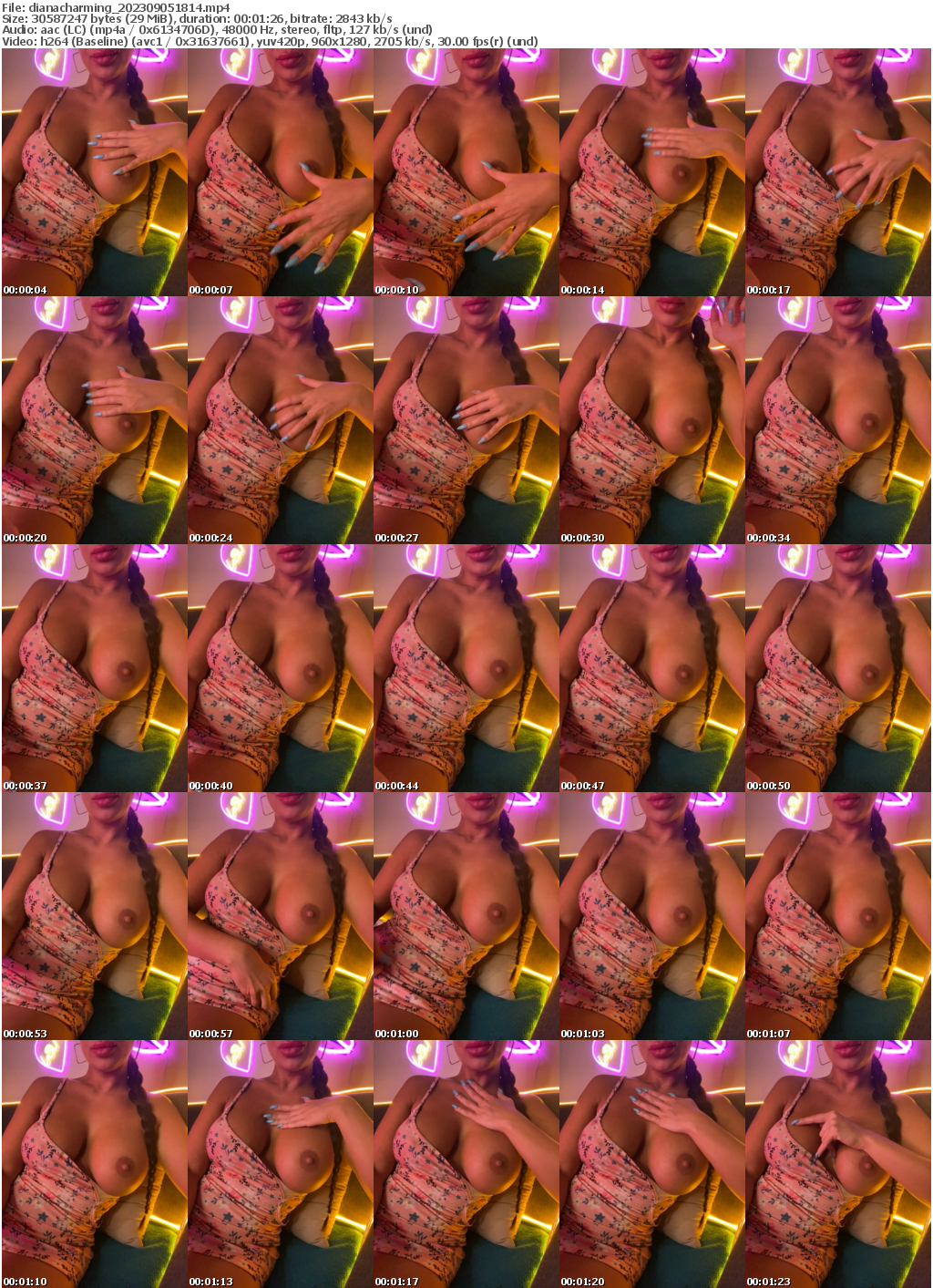 Preview thumb from dianacharming on 2023-09-05 @ bongacams