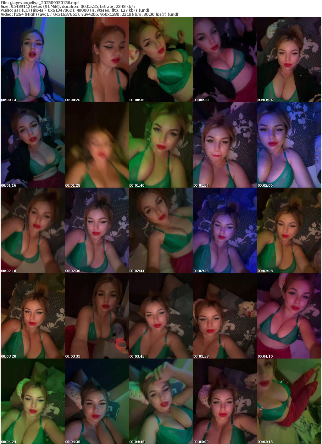 Preview thumb from giayevangeliya on 2023-09-05 @ bongacams