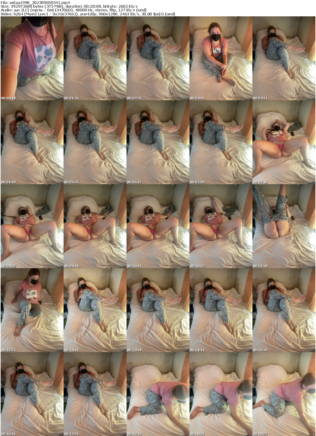 Preview thumb from milaa1998 on 2023-09-05 @ bongacams