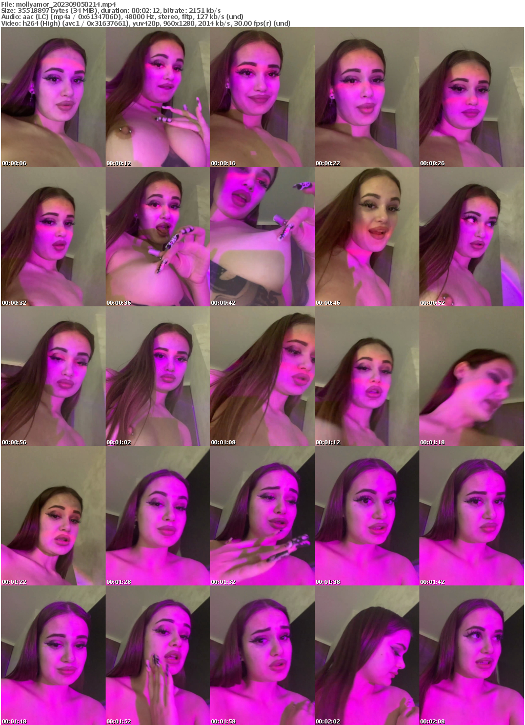 Preview thumb from mollyamor on 2023-09-05 @ bongacams