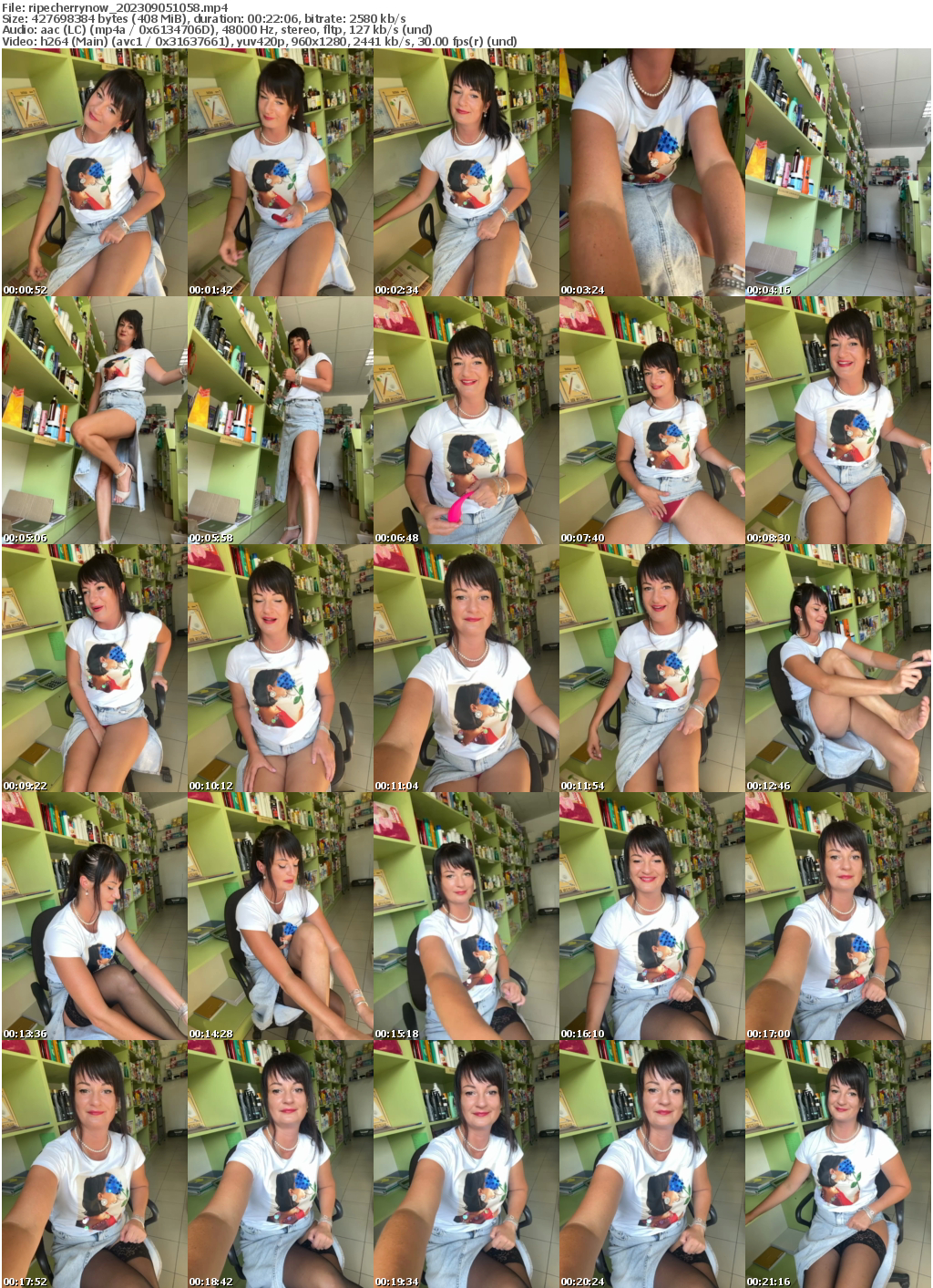 Preview thumb from ripecherrynow on 2023-09-05 @ bongacams