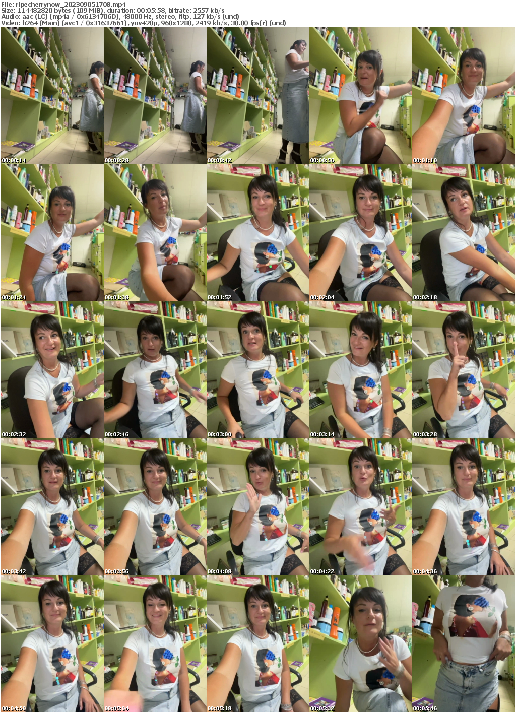 Preview thumb from ripecherrynow on 2023-09-05 @ bongacams