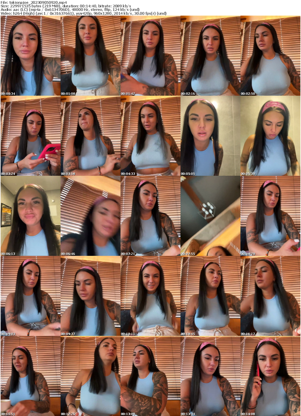 Preview thumb from tokionajoe on 2023-09-05 @ bongacams