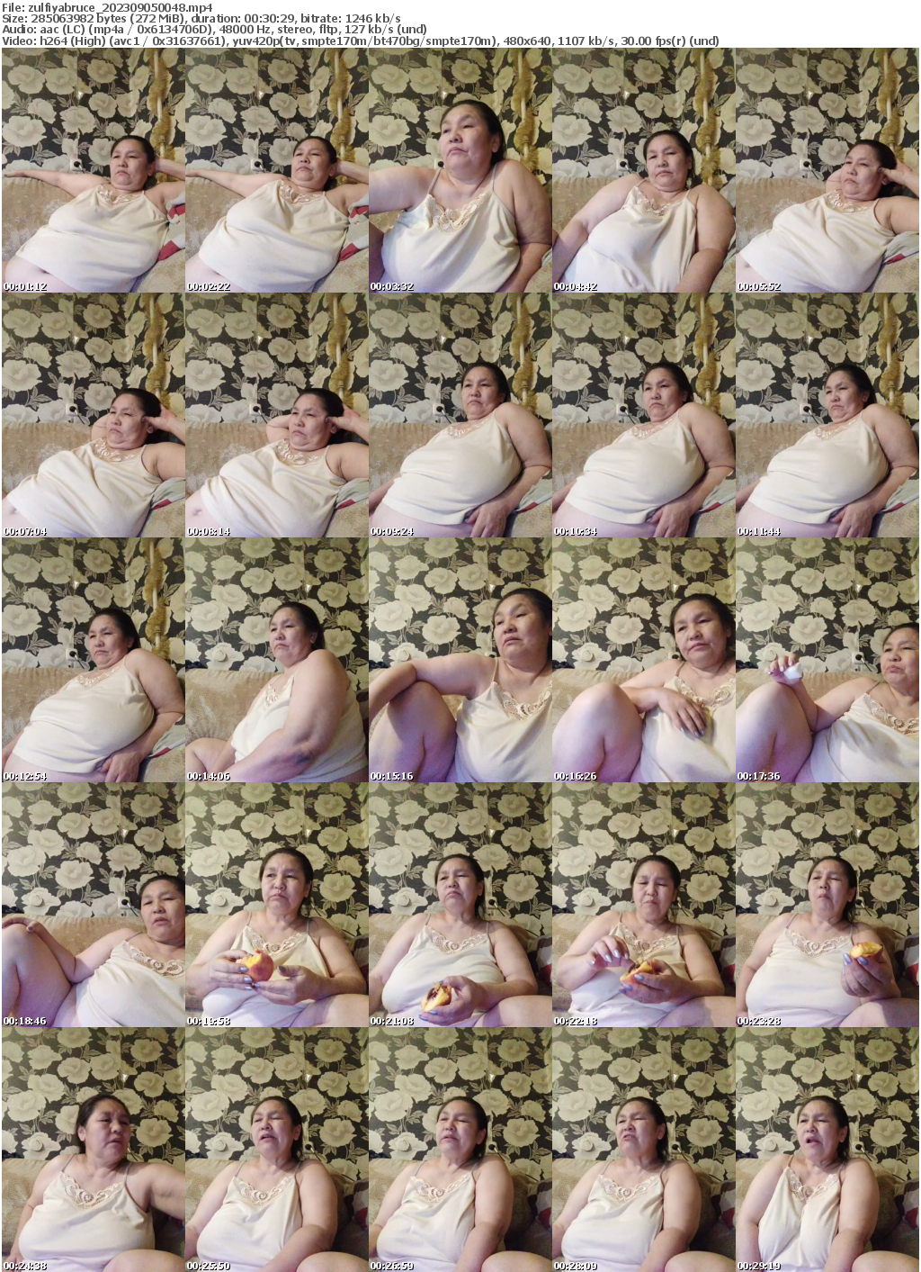 Preview thumb from zulfiyabruce on 2023-09-05 @ bongacams