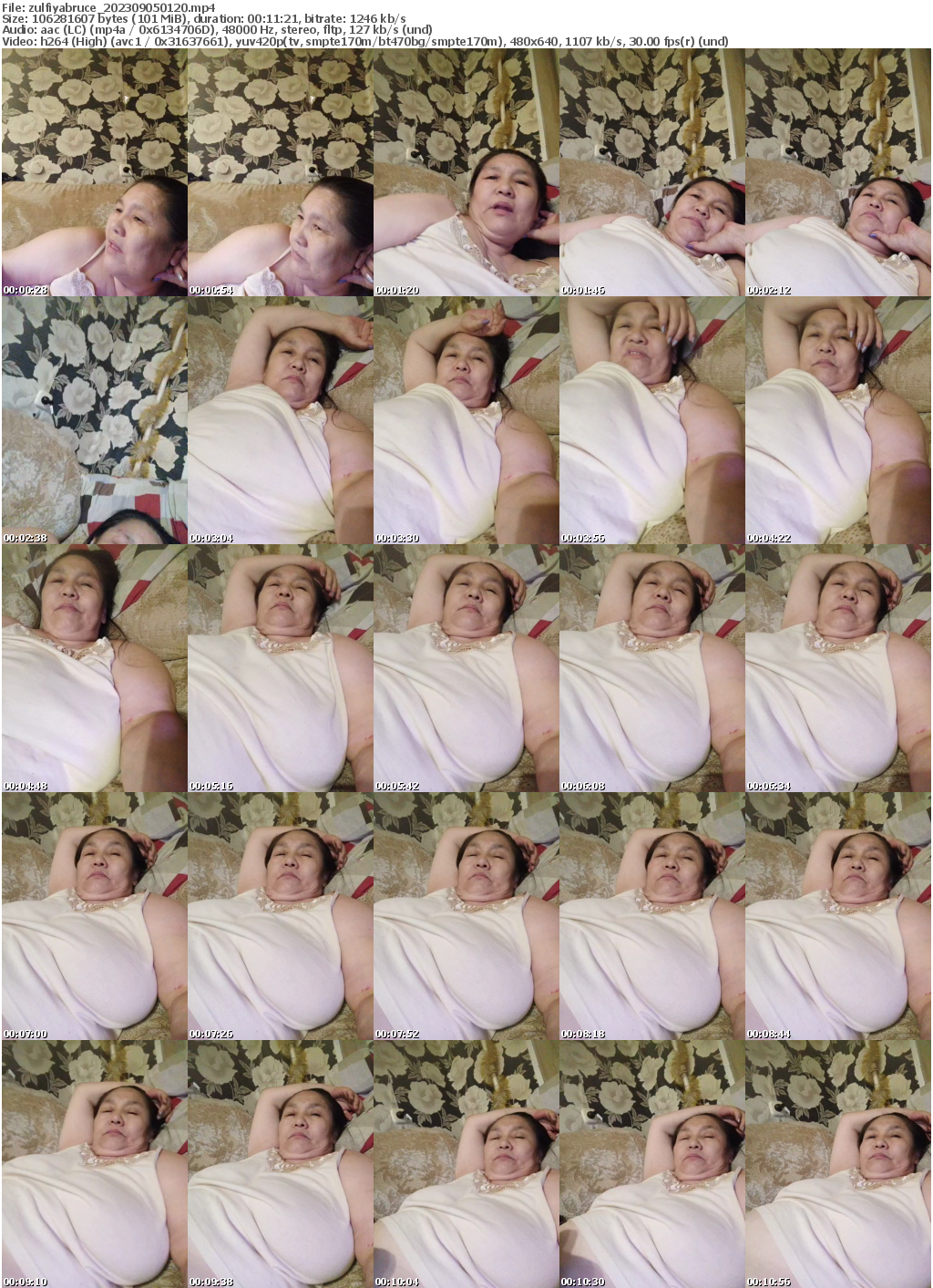 Preview thumb from zulfiyabruce on 2023-09-05 @ bongacams