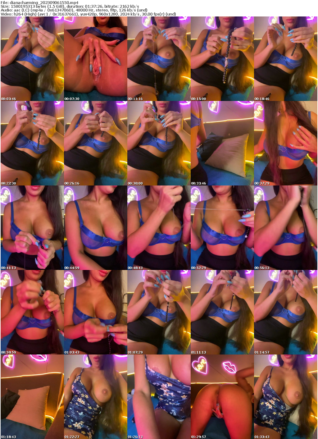 Preview thumb from dianacharming on 2023-09-06 @ bongacams