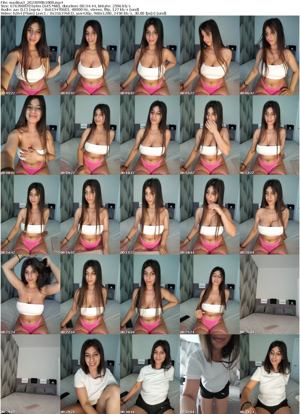 Preview thumb from madina3 on 2023-09-06 @ bongacams