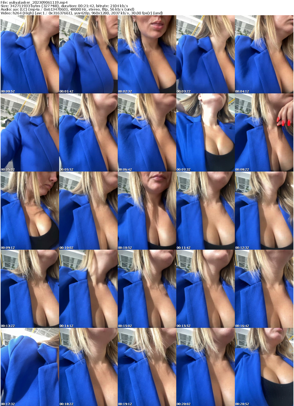 Preview thumb from yuliyalasker on 2023-09-06 @ bongacams