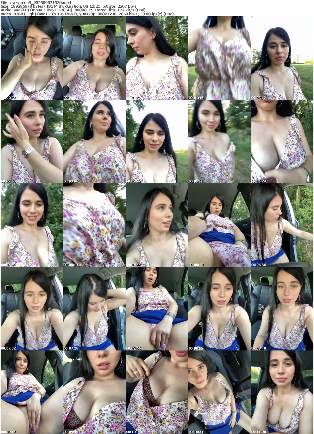 Preview thumb from crazyanna9 on 2023-09-07 @ bongacams