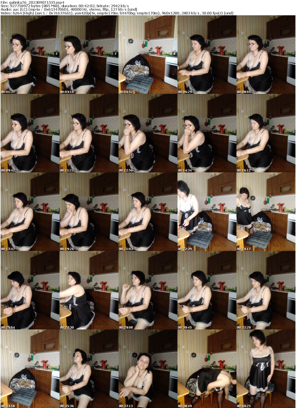 Preview thumb from galinka76 on 2023-09-07 @ bongacams