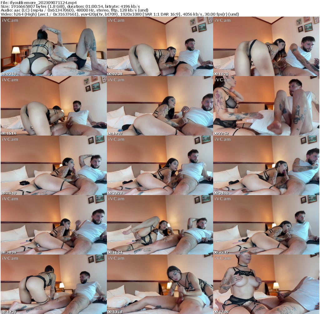 Preview thumb from ifyoulikemore on 2023-09-07 @ bongacams