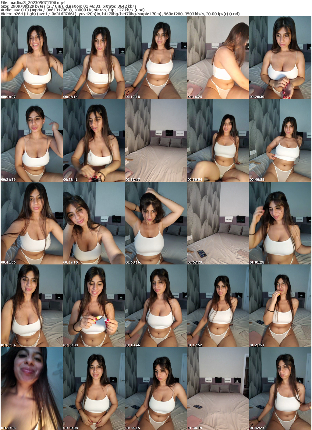 Preview thumb from madina3 on 2023-09-07 @ bongacams