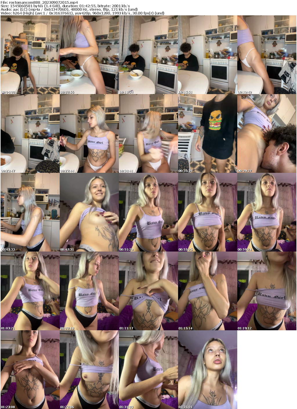 Preview thumb from rostomancom888 on 2023-09-07 @ bongacams