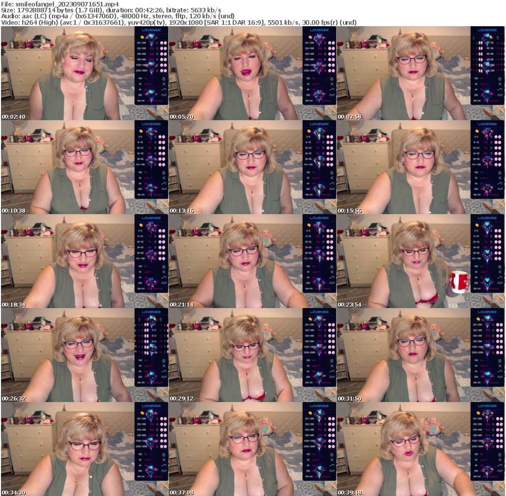 Preview thumb from smileofangel on 2023-09-07 @ bongacams