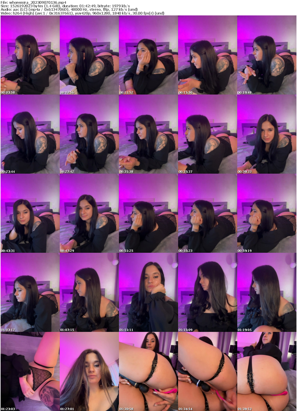 Preview thumb from whoremira on 2023-09-07 @ bongacams