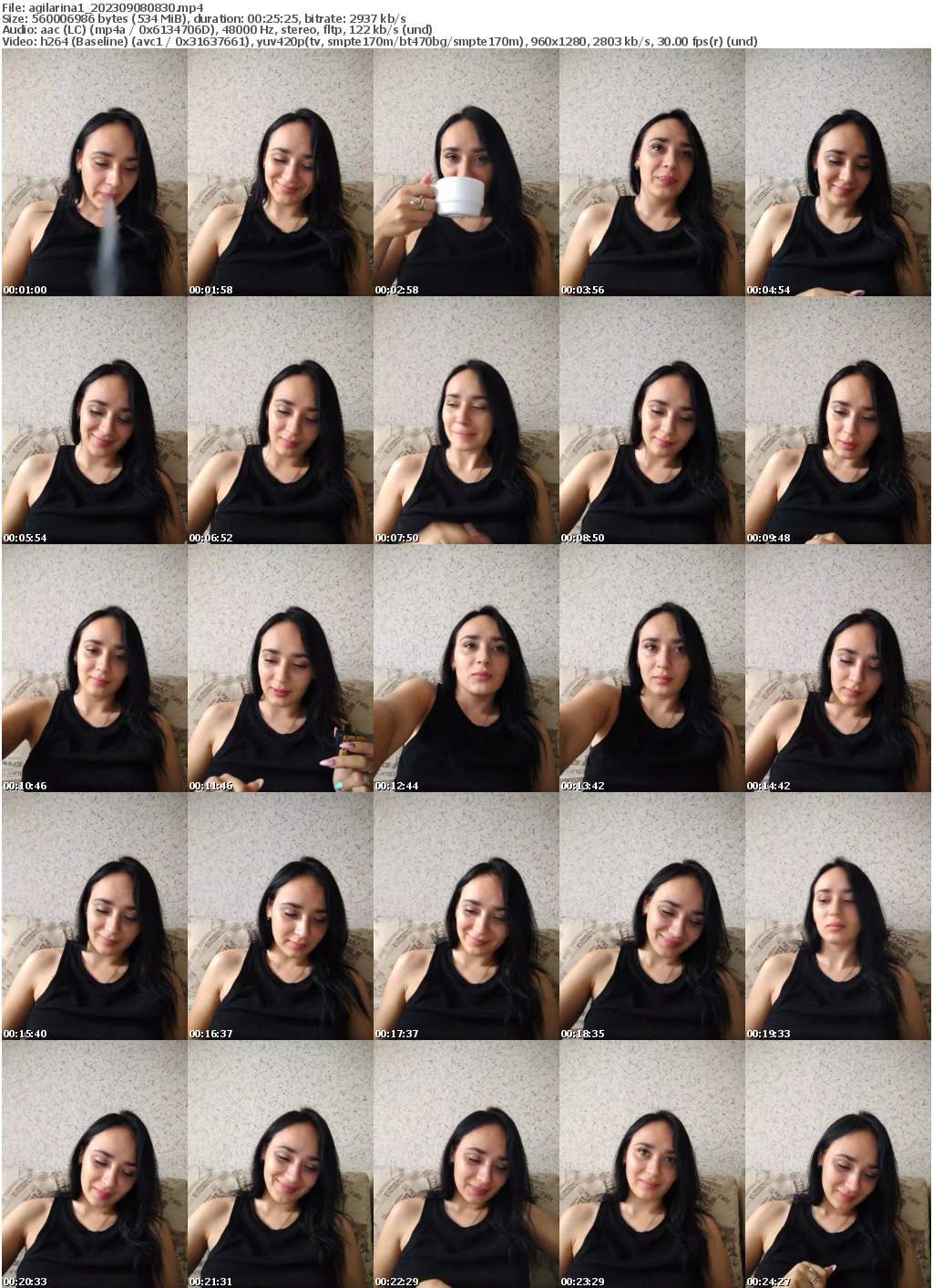 Preview thumb from agilarina1 on 2023-09-08 @ bongacams