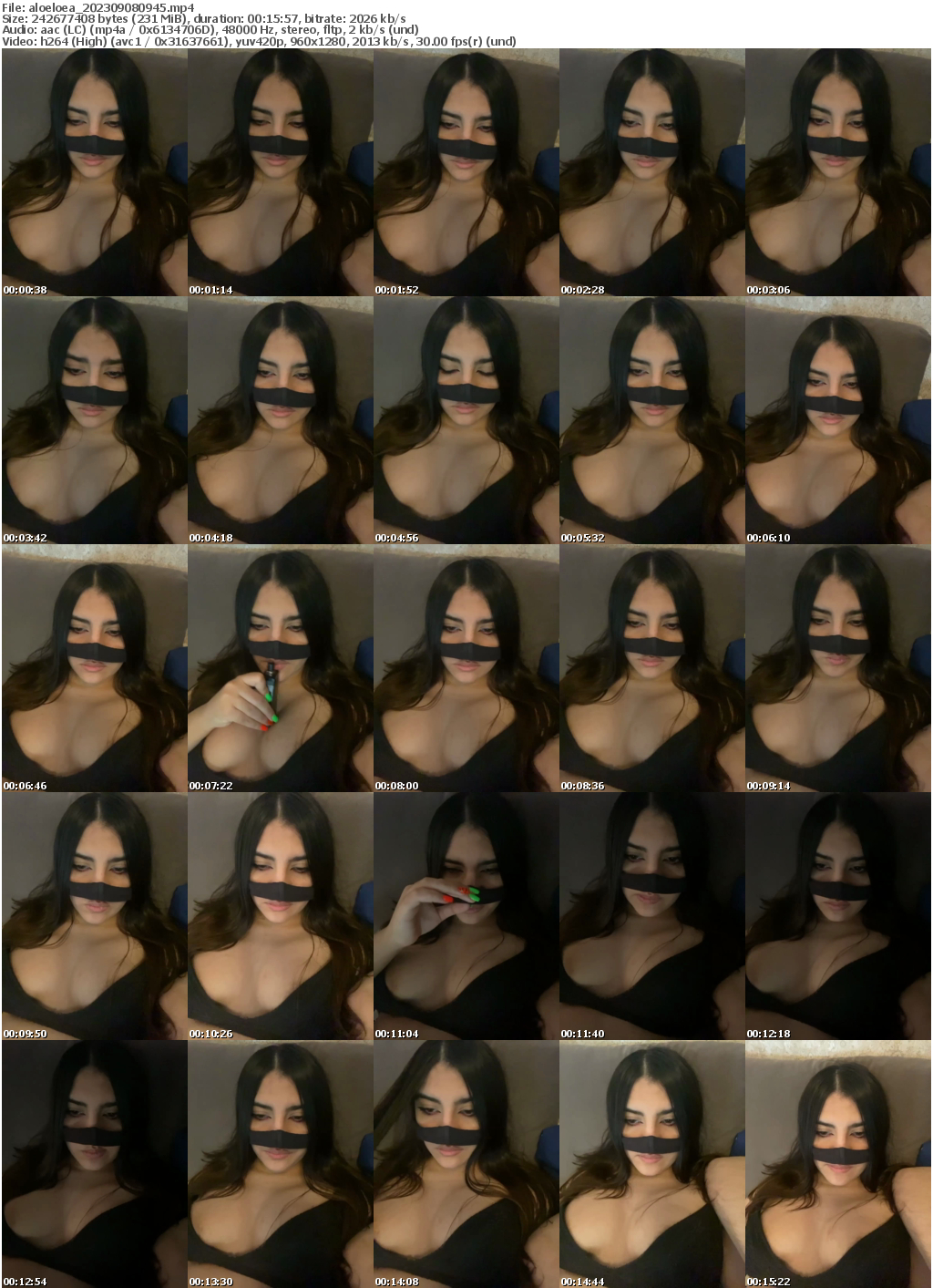 Preview thumb from aloeloea on 2023-09-08 @ bongacams