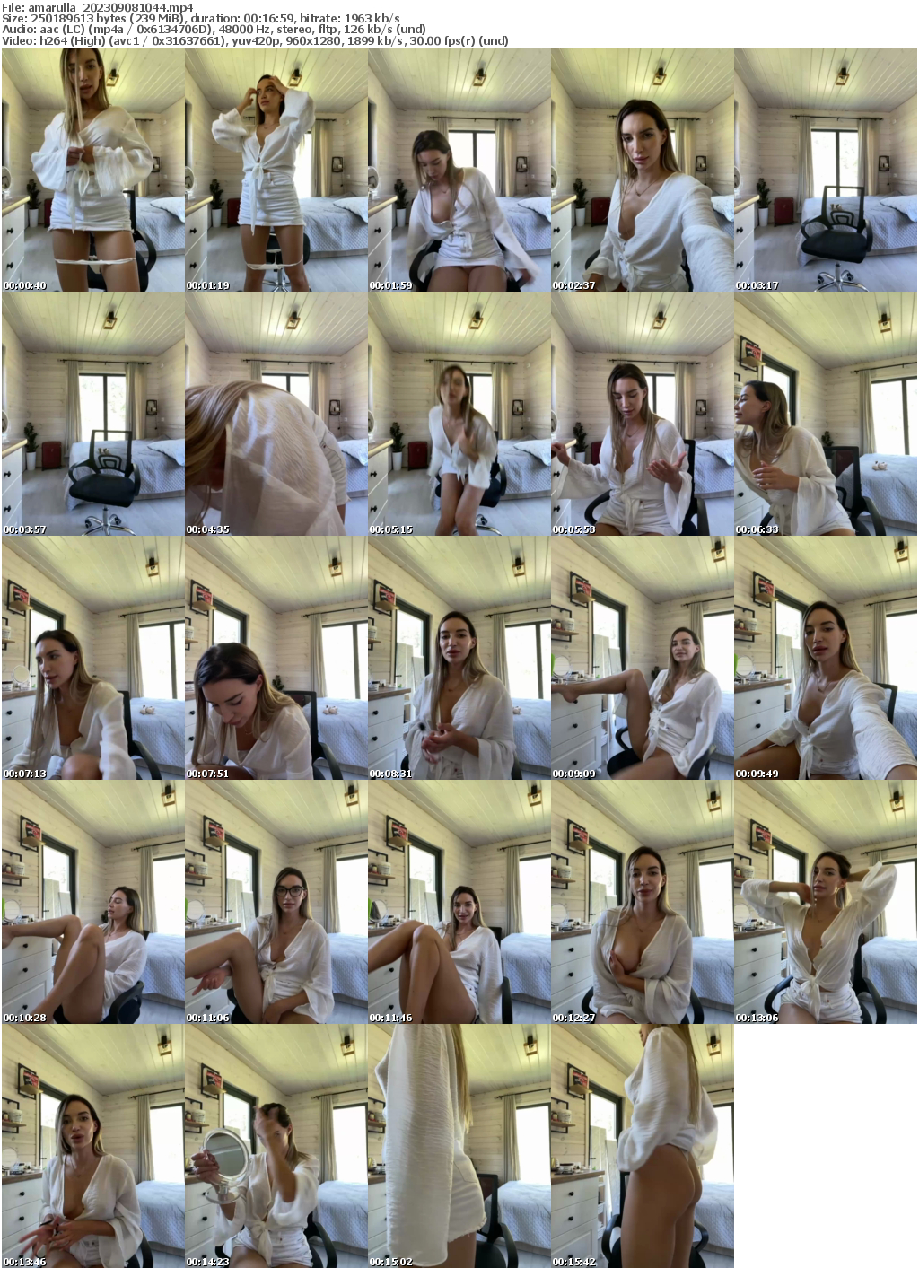 Preview thumb from amarulla on 2023-09-08 @ bongacams