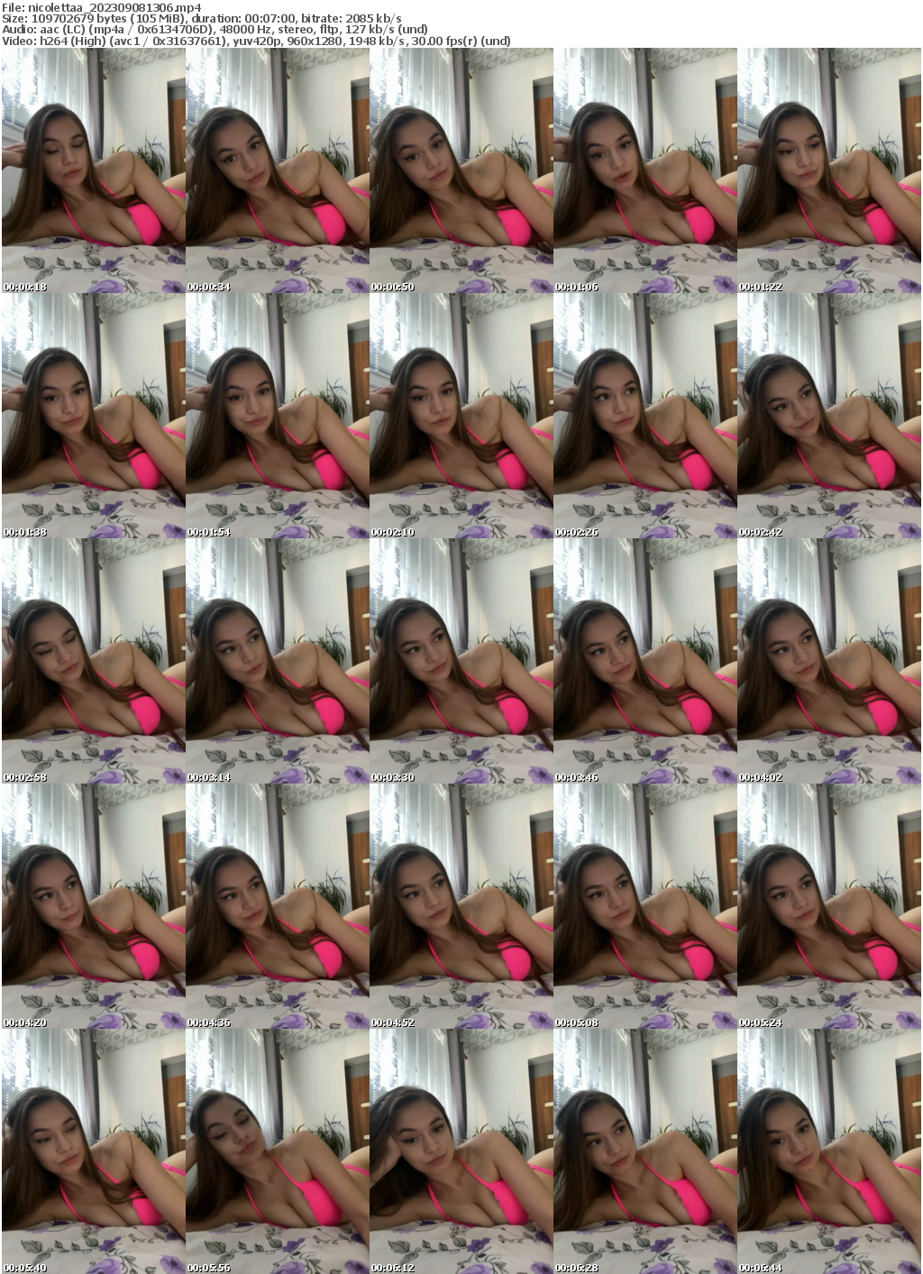 Preview thumb from nicolettaa on 2023-09-08 @ bongacams