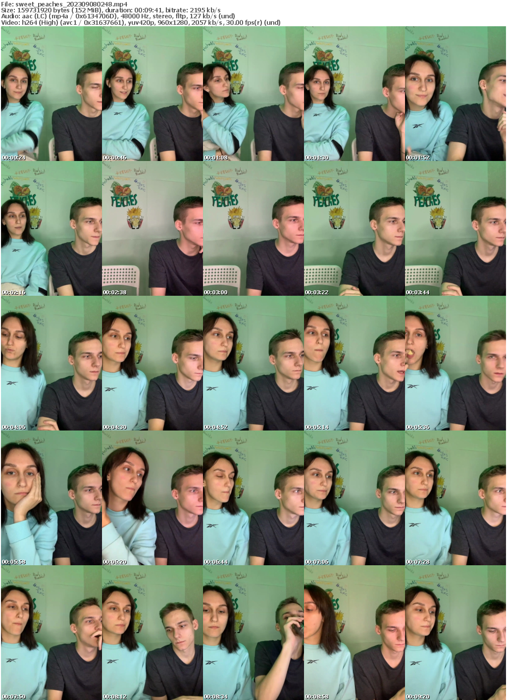 Preview thumb from sweet_peaches on 2023-09-08 @ bongacams