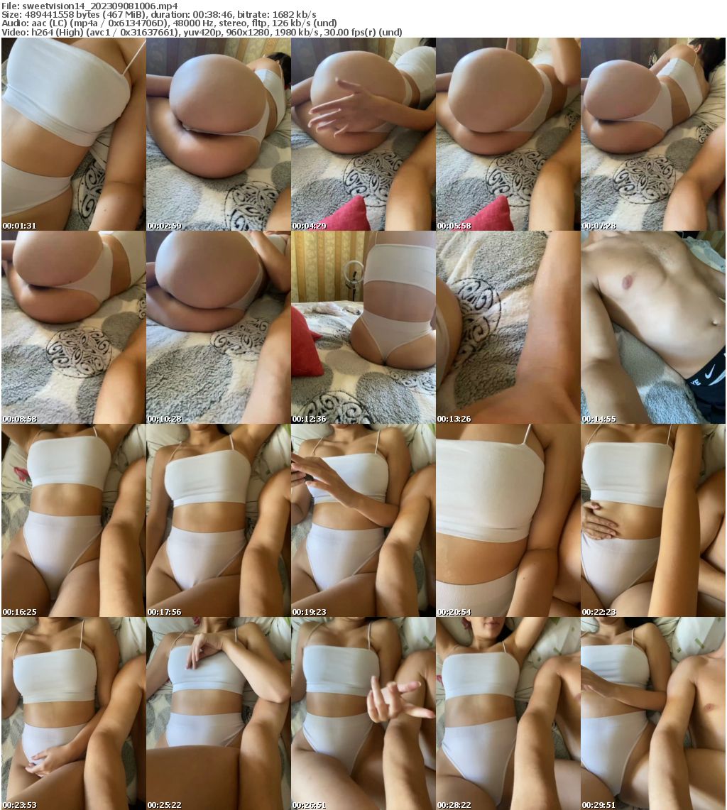 Preview thumb from sweetvision14 on 2023-09-08 @ bongacams