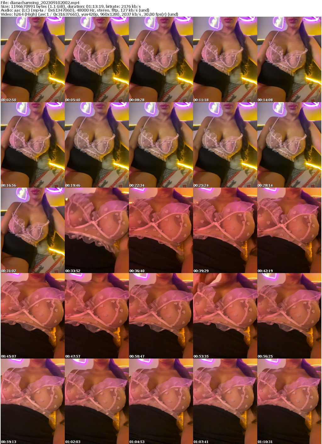 Preview thumb from dianacharming on 2023-09-10 @ bongacams