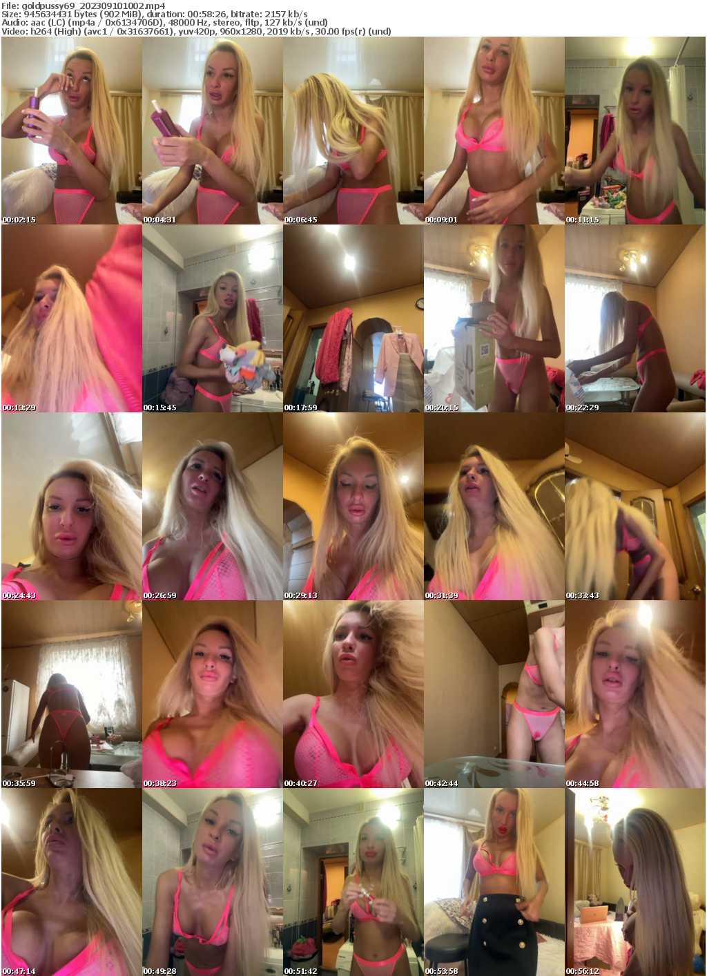 Preview thumb from goldpussy69 on 2023-09-10 @ bongacams