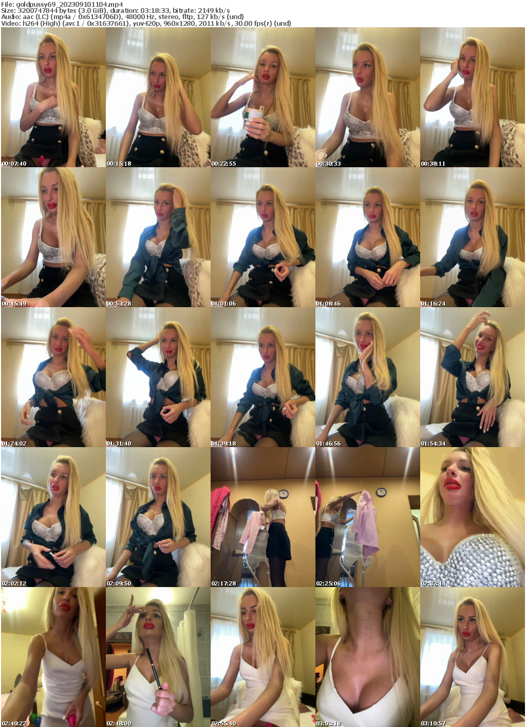 Preview thumb from goldpussy69 on 2023-09-10 @ bongacams