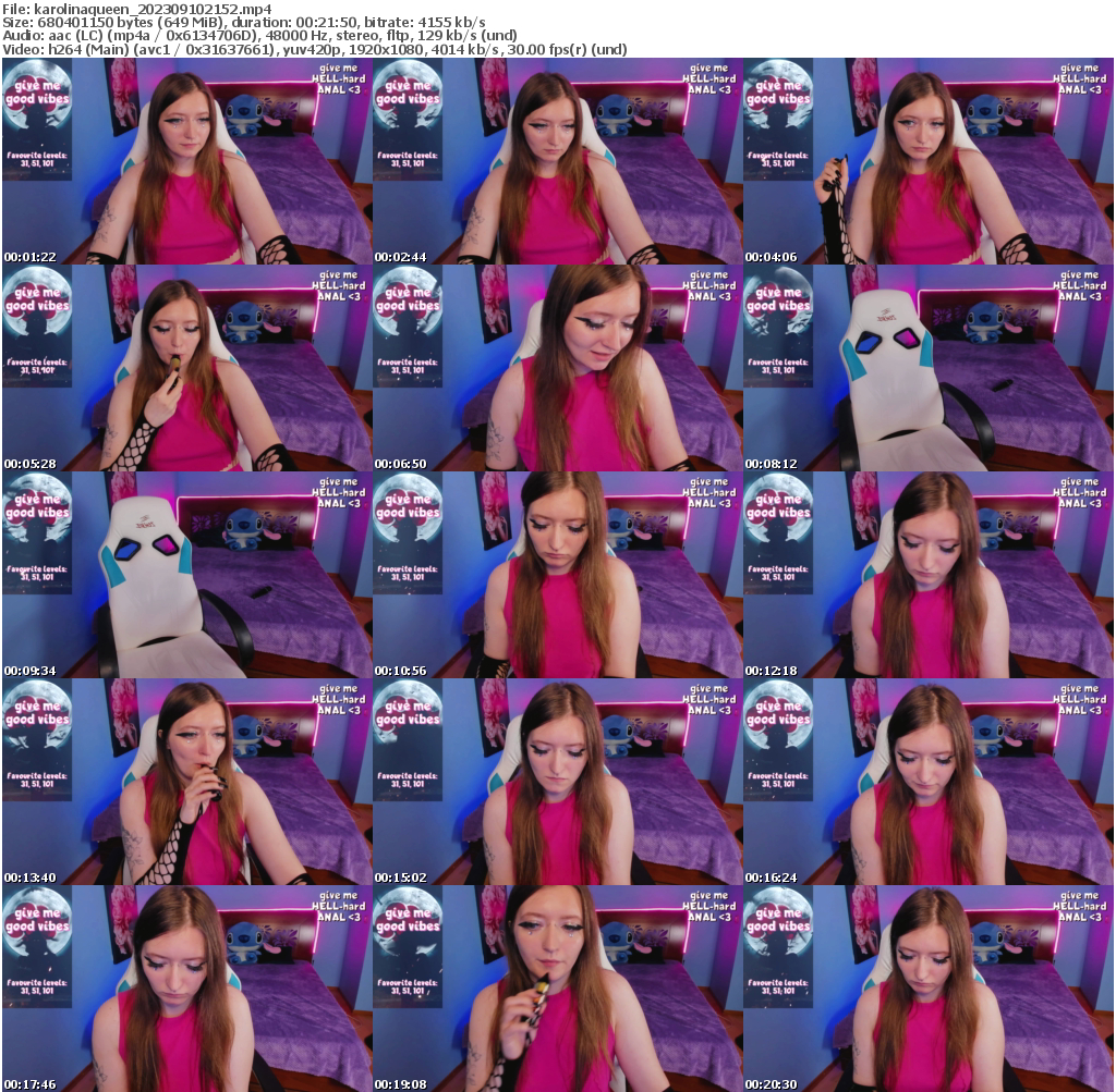 Preview thumb from karolinaqueen on 2023-09-10 @ bongacams