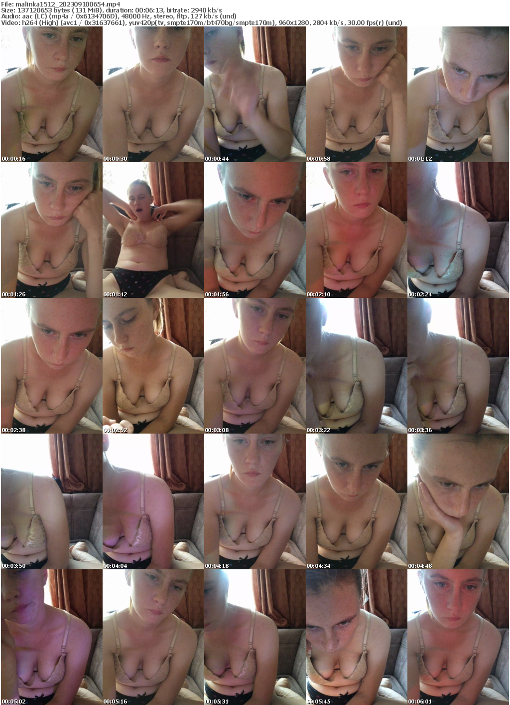 Preview thumb from malinka1512 on 2023-09-10 @ bongacams