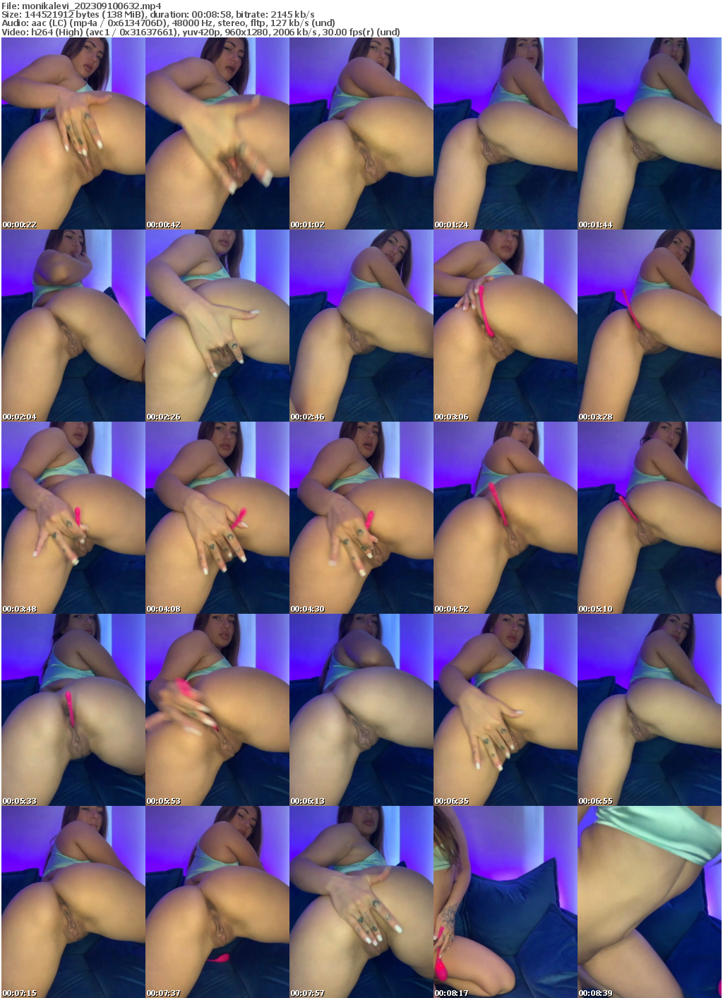 Preview thumb from monikalevi on 2023-09-10 @ bongacams