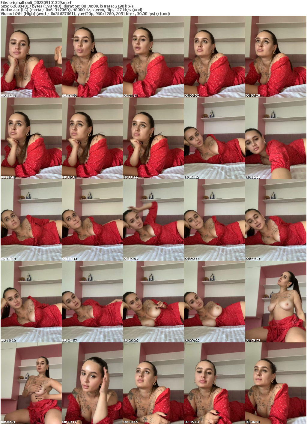 Preview thumb from originalhooli on 2023-09-10 @ bongacams