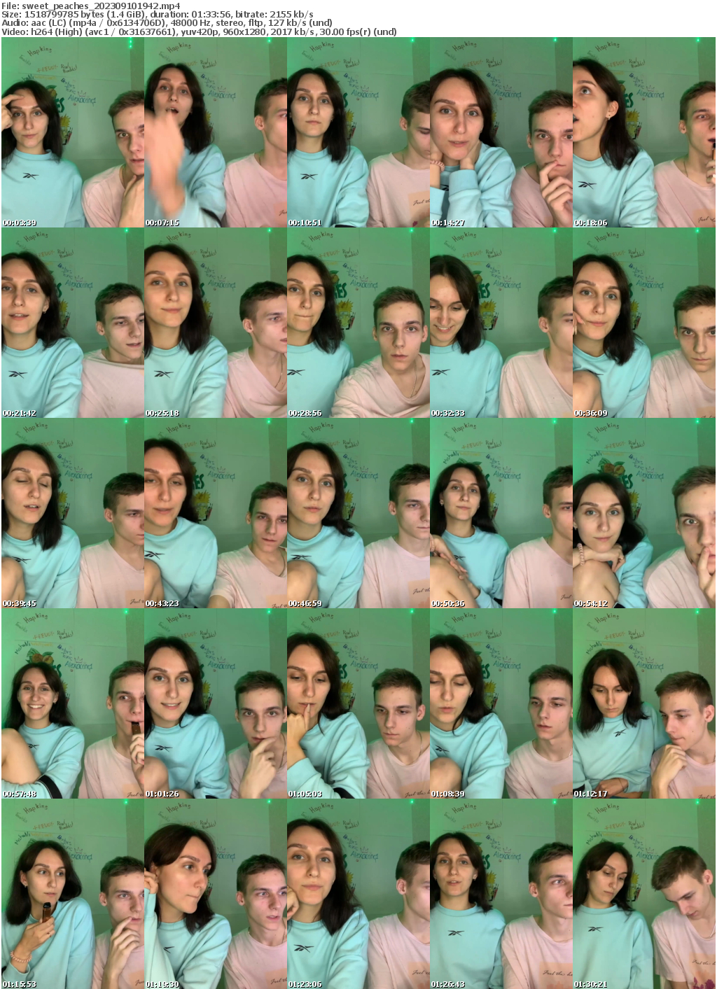 Preview thumb from sweet_peaches on 2023-09-10 @ bongacams