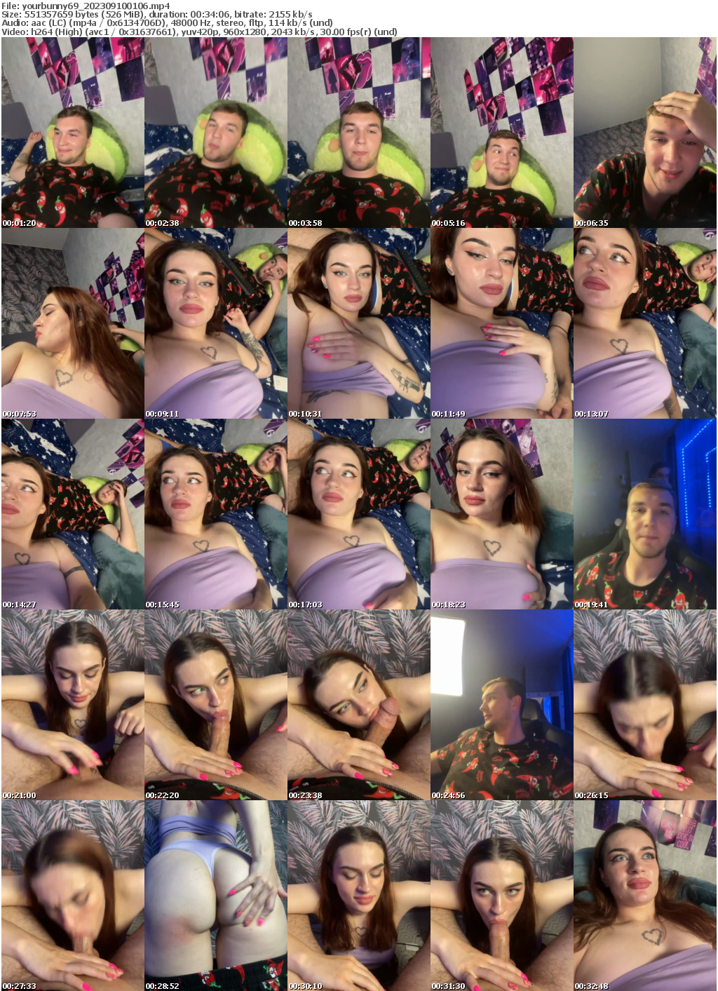 Preview thumb from yourbunny69 on 2023-09-10 @ bongacams