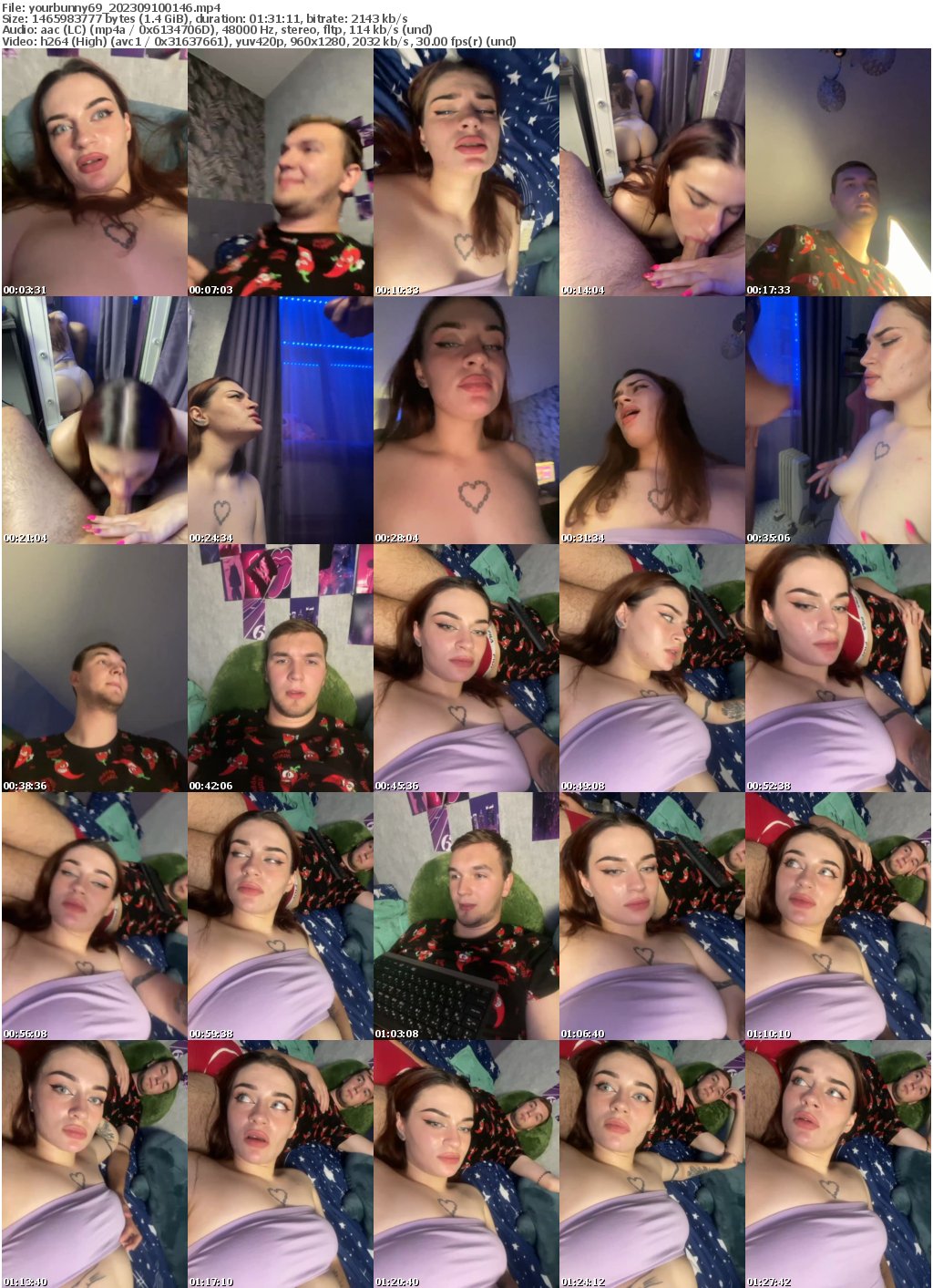 Preview thumb from yourbunny69 on 2023-09-10 @ bongacams